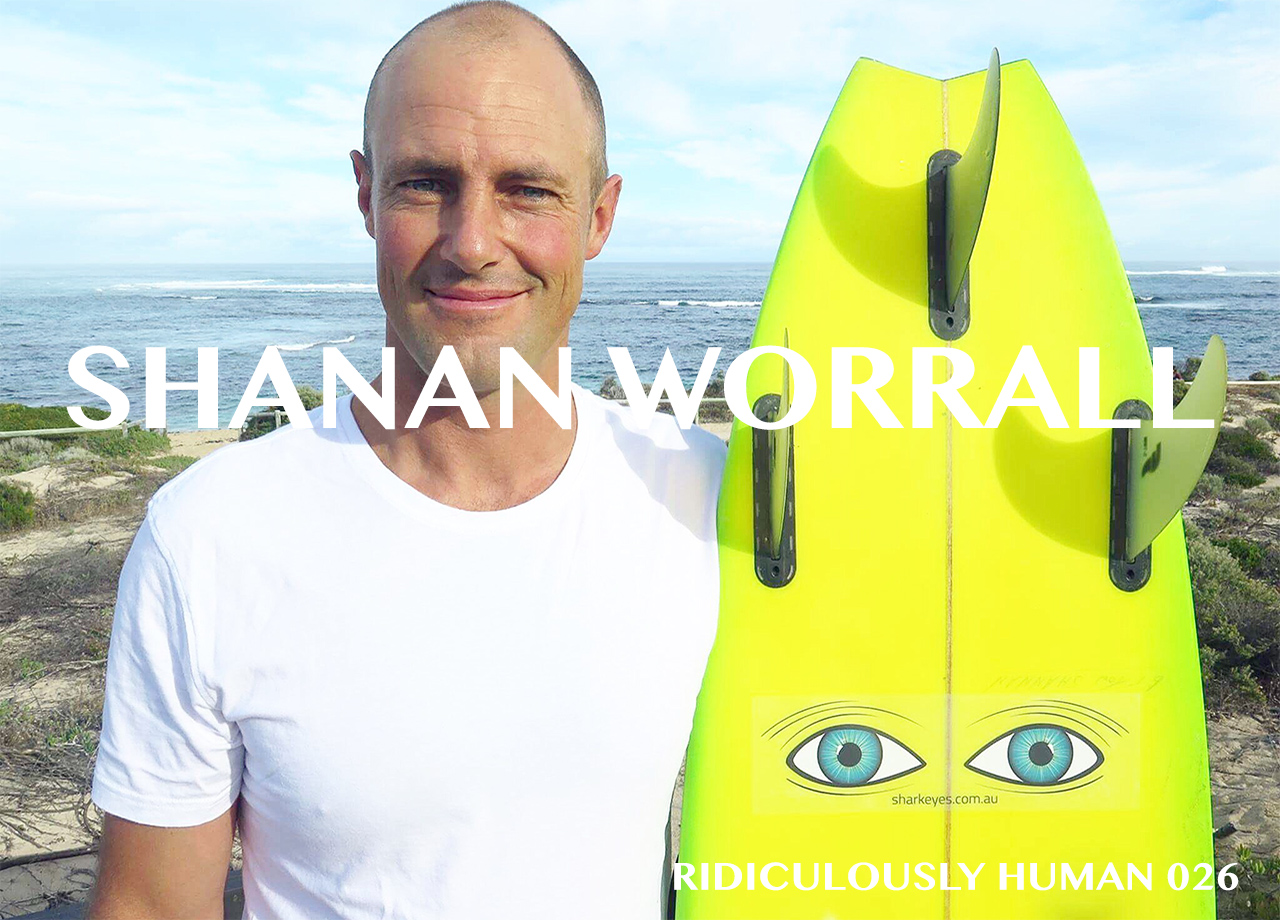 Shanan Worral - Big Waves. Shark Eyes