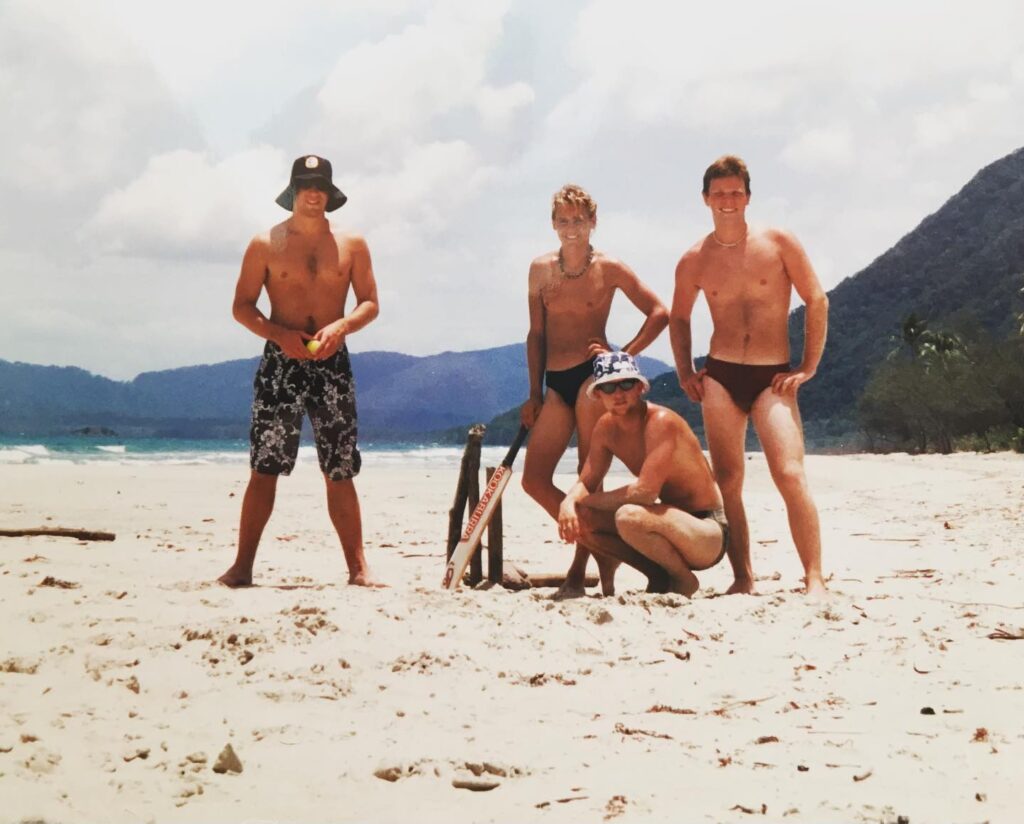 Australia 2001 - Cricket on the beach